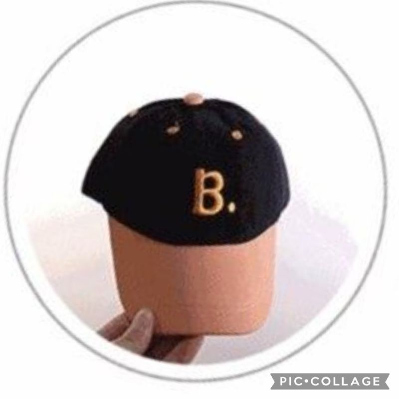 TOPI BASEBALL IMPORT ANAK BAYI MOTIF HURUF INISIAL A B C M N P S U-6
