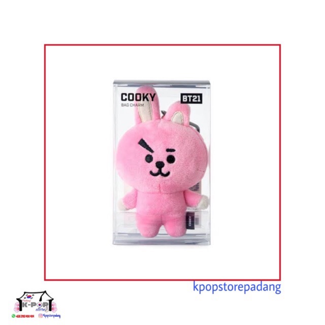 [READY STOCK] BT21 COOKY BAGCHARM OFFICIAL LINE STORE
