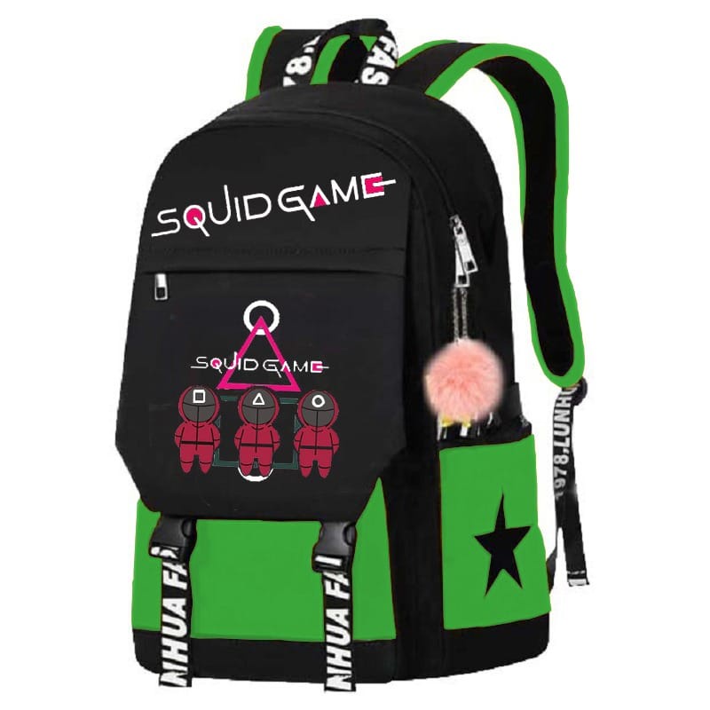 TAS RANSEL ANAK LAKI-LAKI MOTIF SQUID GAME /  TAS RANSEL ANAK / TAS RANSEL MURAH