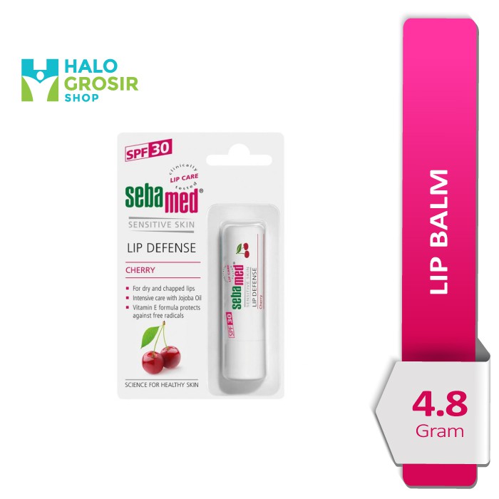 Sebamed Lip Defense SPF 30 Cherry 4.8 g/Lip Balm/Pelembab Bibir