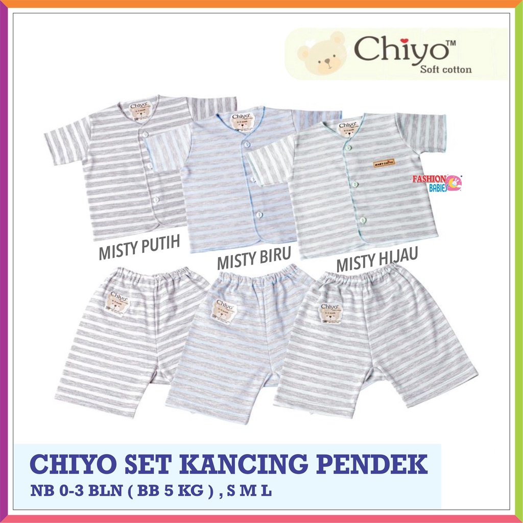 ❤ Baby Fashion ❤ CHIYO SETELAN OBLONG LENGAN PENDEK SML / BAJU PENDEK BAYI / MOTIF LITTLE STRIPE