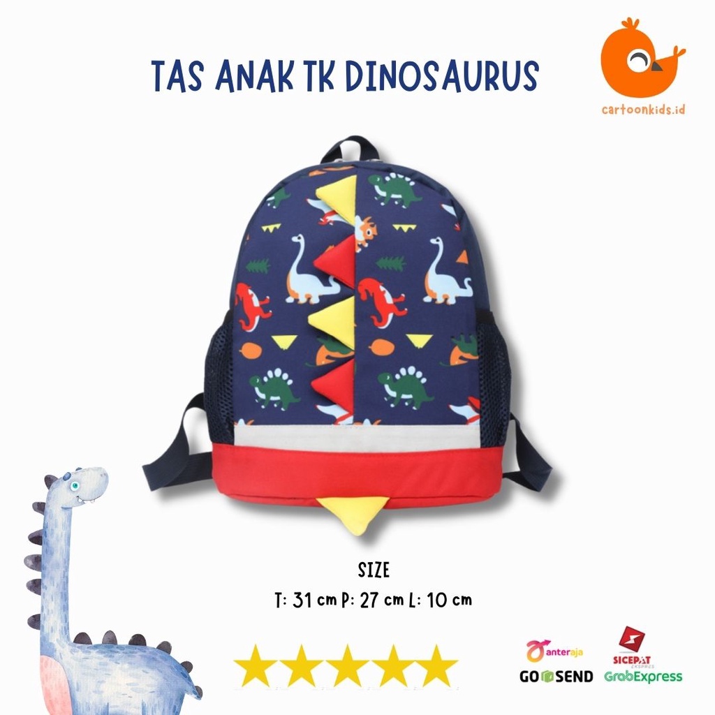 Tas Ransel Anak TK Dinosaurus