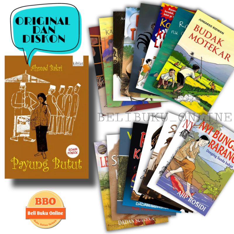 Kumpulan Novel Bahasa Sunda Terbaik Cocok Untuk Tugas Sekolah Dibaca Novel Sunda Original Murah Shopee Indonesia