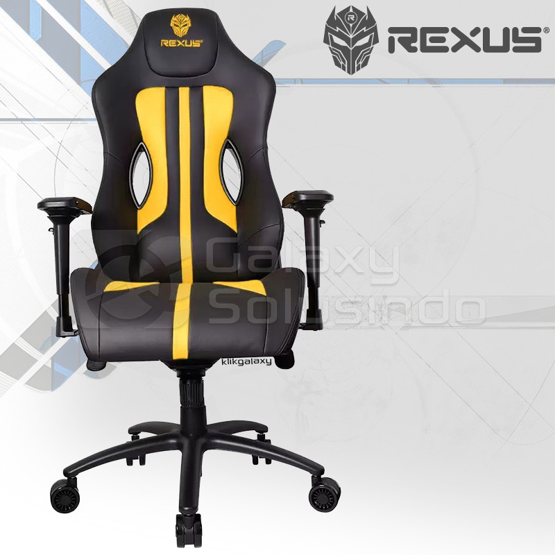 Rexus RGC RC2 Raceline Ultimate Gaming Chair - Yellow Kuning