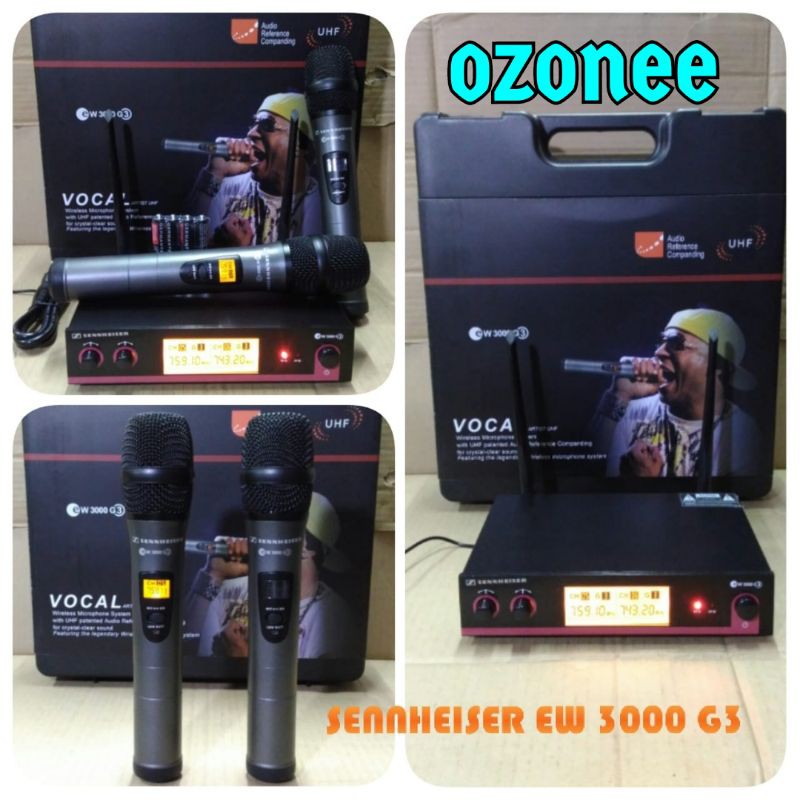 MIC WIRELESS SENNHEISER EW 3000 G3 WIRELESS MIC EW 3000 GS HANDHELD