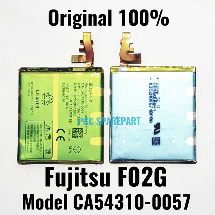 Original 100 Baterai Fujitsu F02g Model Ca54310 0057 3500mah Batre Shopee Indonesia