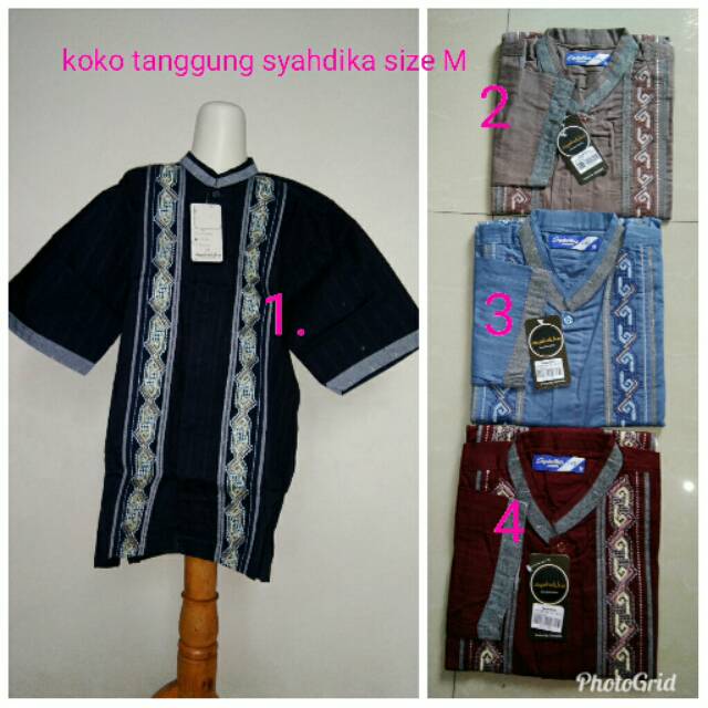 Baju koko syahdika anak tanggung lengan pendek
