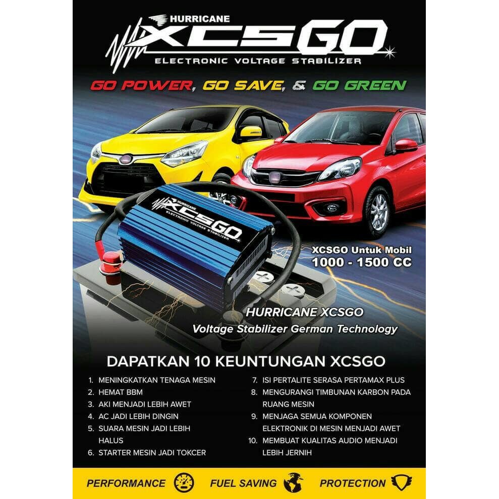 Hurricane XCS GO XCSGO Untuk Mobil CC Kcil XCS 5 XCS5 XCS4 XCS3 XCS 3