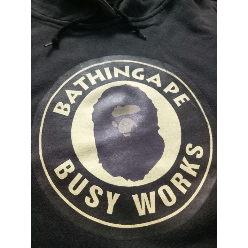 Hoodie Bape Bathing Ape Busy Work preloved second