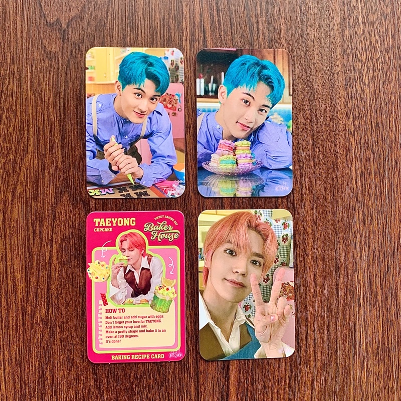 Pc Random Recipe Card Pack NCT 127 Baker House Selca Taeyong  Concept Mark Recipe Card Taeyong