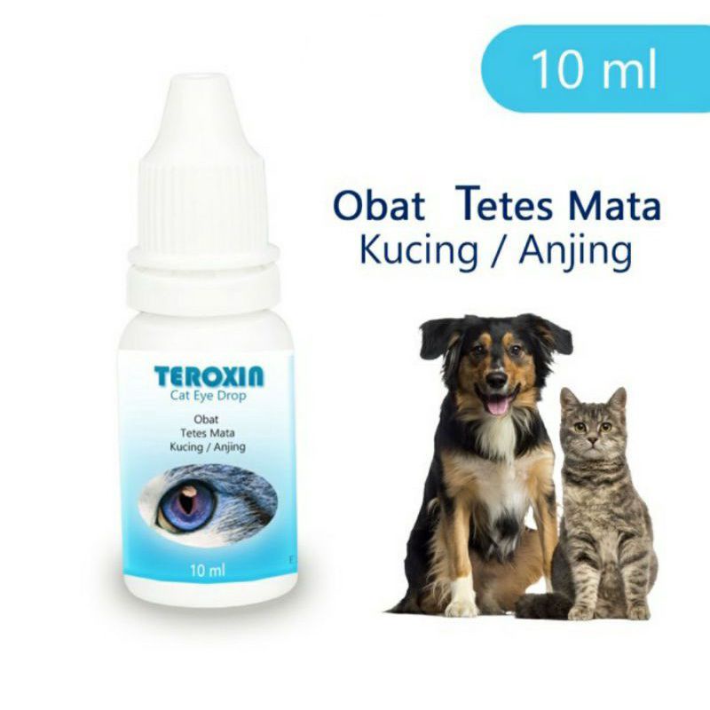 Obat tetes mata kucing / Anjing / Eye drop Teroxin 10 ml