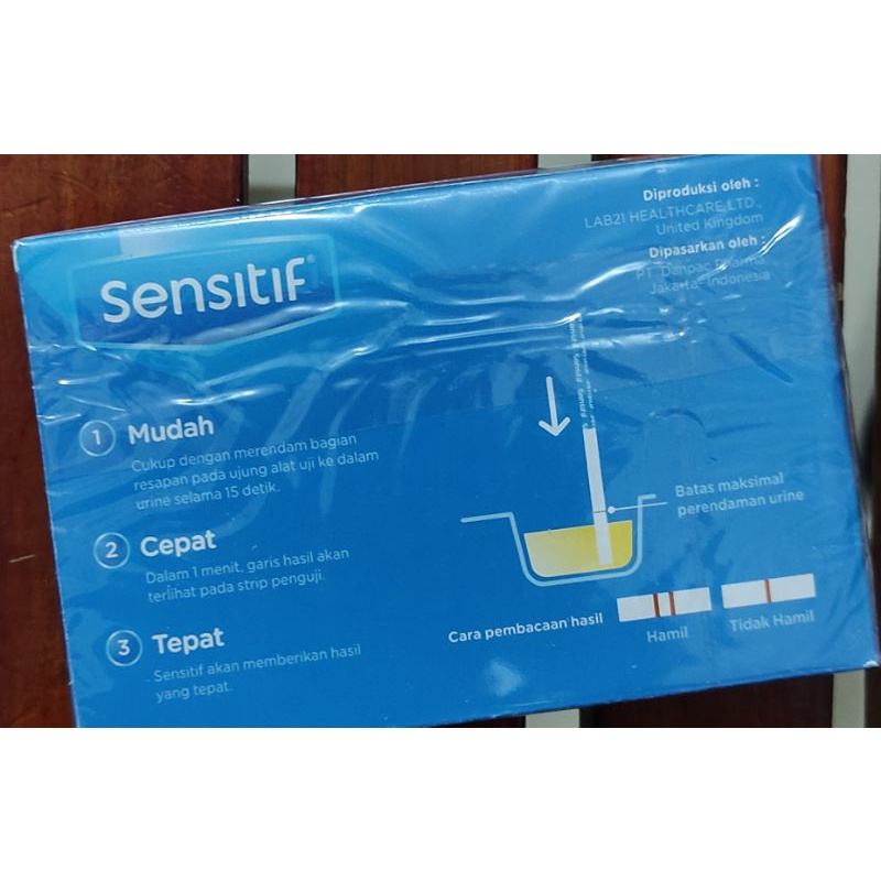 Sensitif Strip UC Plus Wadah  / TestPack dengan Wadah / Dapat Digunakan Pagi / Siang / Malam