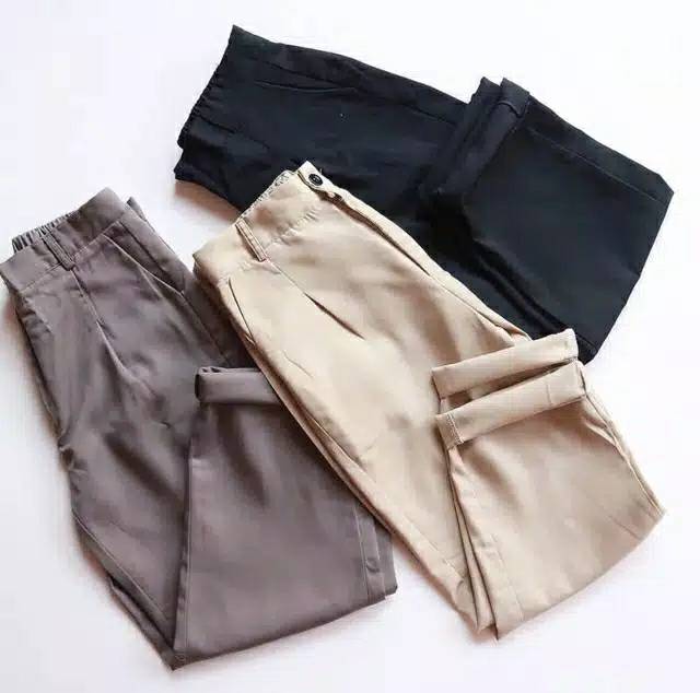 CELANA BAGGY PANTS//CELANA KERJA BAGGY DRILL//CELANA BAGGY STIK BALIK