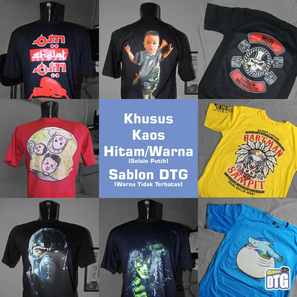 KAOS HITAM PUNK MUSLIM Shopee Indonesia