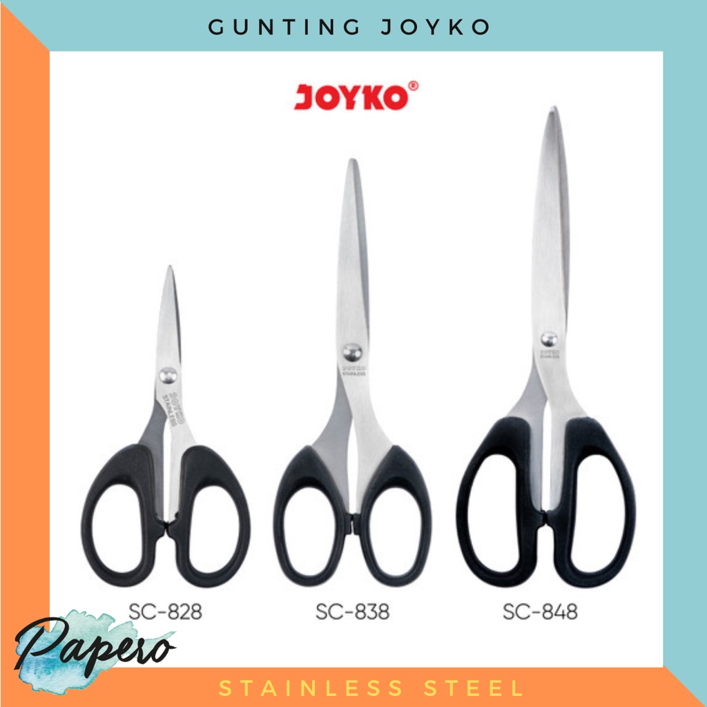 

Scissors / Gunting kertas Joyko SC-828 / SC-838 / SC-848