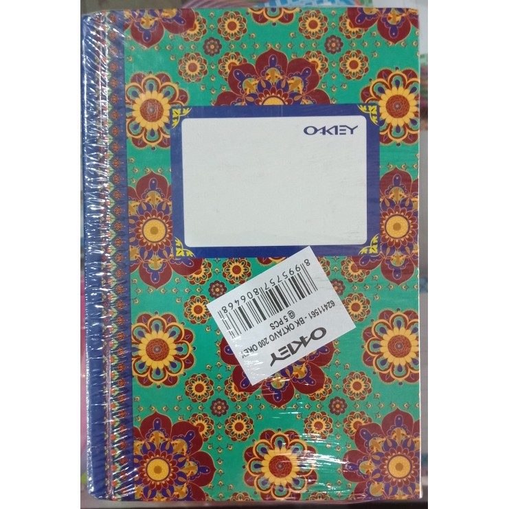 

Buku Hardcover Oktavo / A6 isi 200 Okey