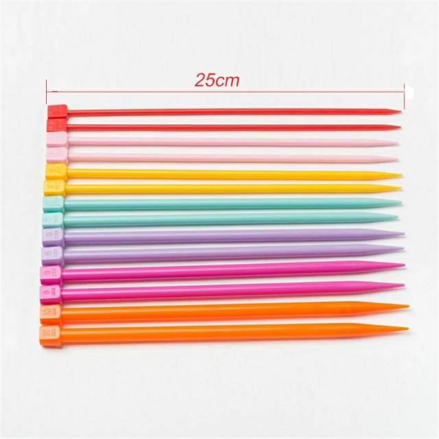 breien breypen knitting needle plastik/ jarum knit plastik 25cm