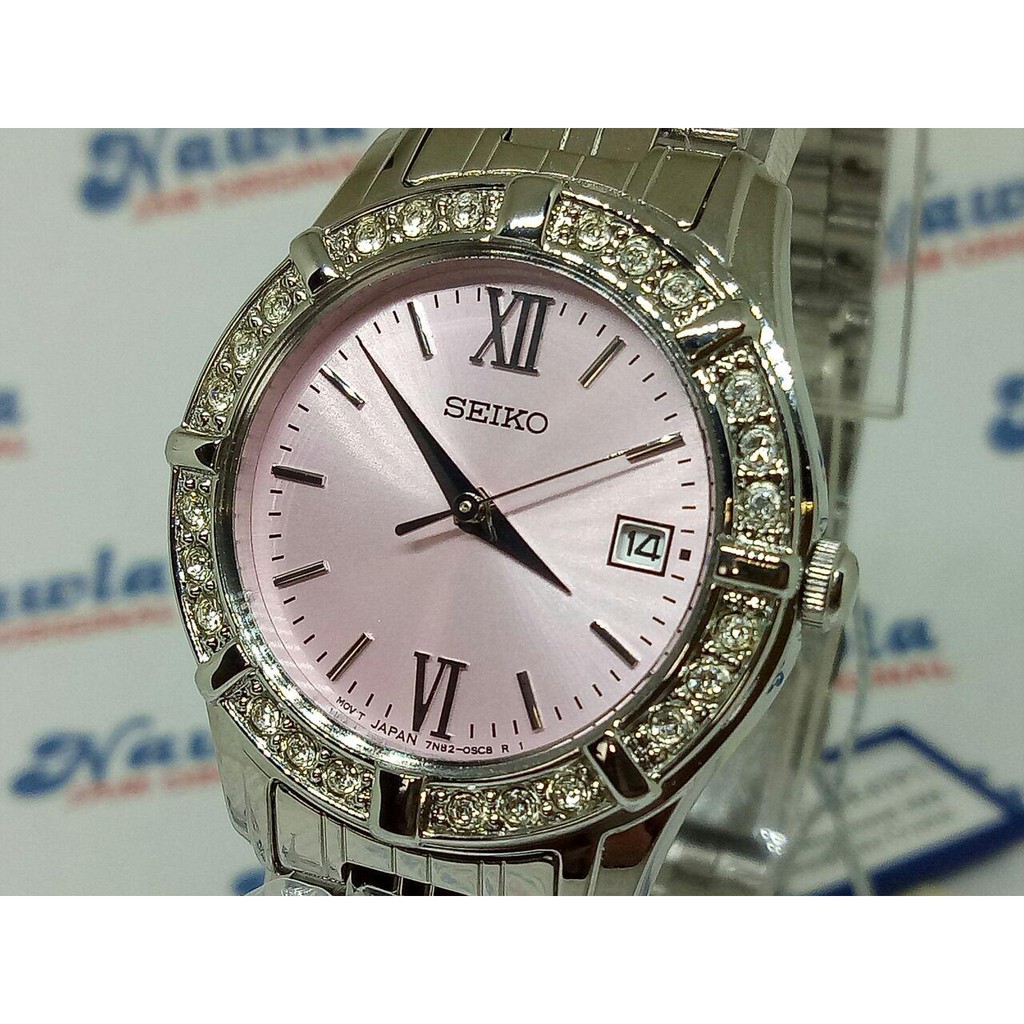 Seiko Ladies SXDE47P1 QUartz Pink Dial - Jam Tangan Wanita SXDE47