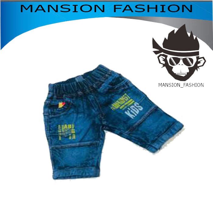 CELANA JEANS ANAK LAKI-LAKI USIA 1-2TAHUN 3/4 - CELANA ANAK LAKI-LAKI - FASHION ANAK LAKI-LAKI