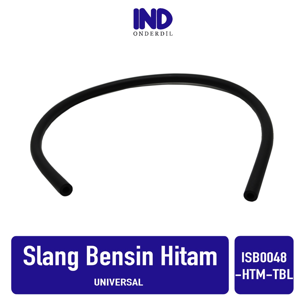 Selang-Slang Bensin-Bengsin-Minyak Bahan Bakar-BBM Tebal Motor Warna Hitam 48 Cm