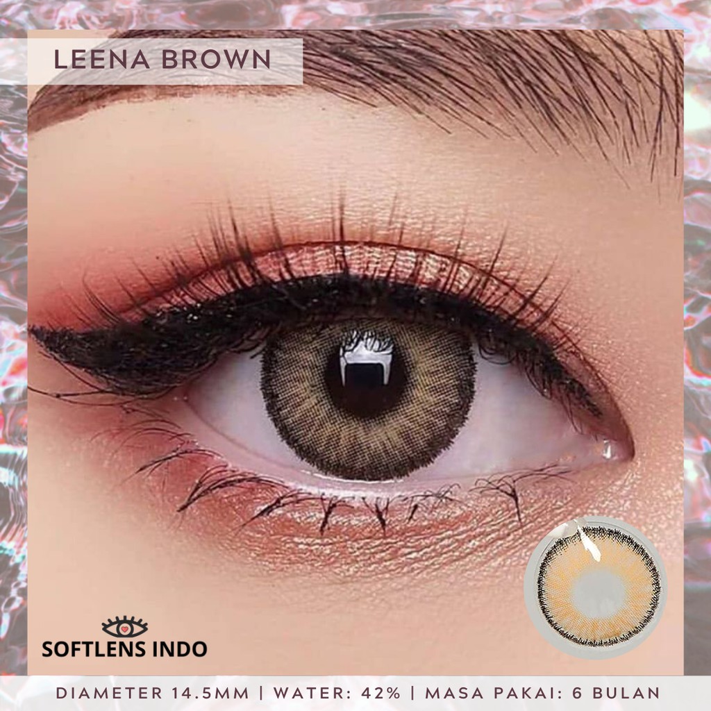 Softlens Dreamcolor1 leena brown/ coklat
