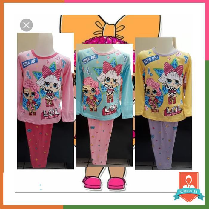 Baju Tidur Anak/Piyama Anak/Baju Tidur Lol Surprise