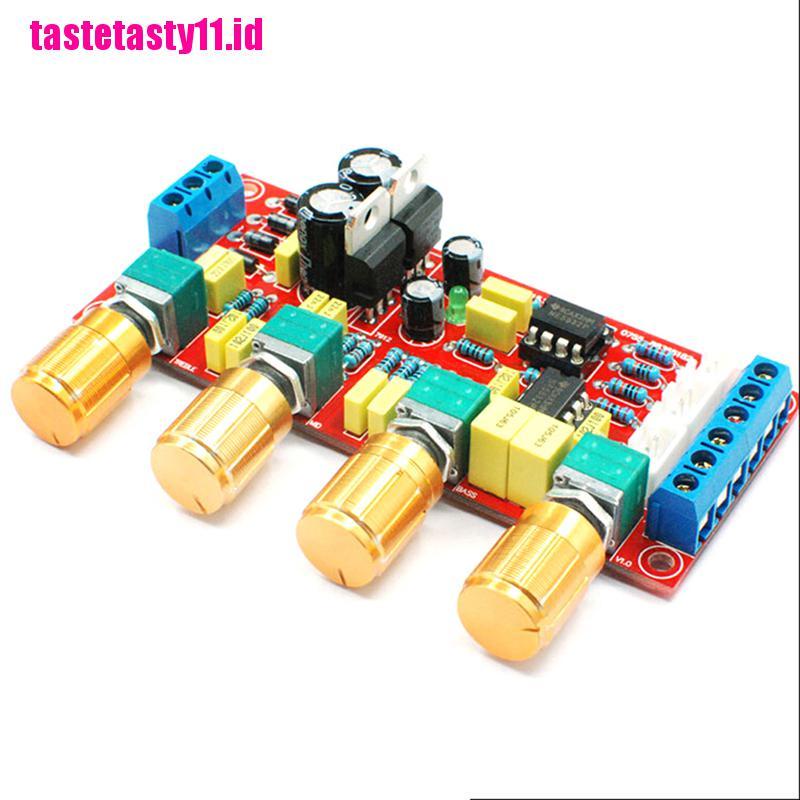 (TTID) Ne5532 Papan pre-amplifier treble alto bass diy