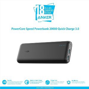 Dijual Anker PowerCore Speed Powerbank 20000 Quick Charge 3 0 A1278H11 Diskon