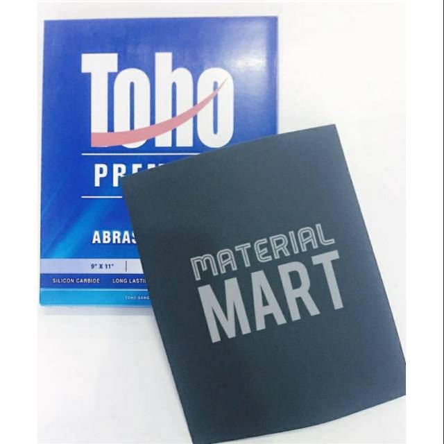 Amplas Lembar TOHO ( ORIGINAL) Per 1 PC Abrasive Paper Premium Quality | Material Mart