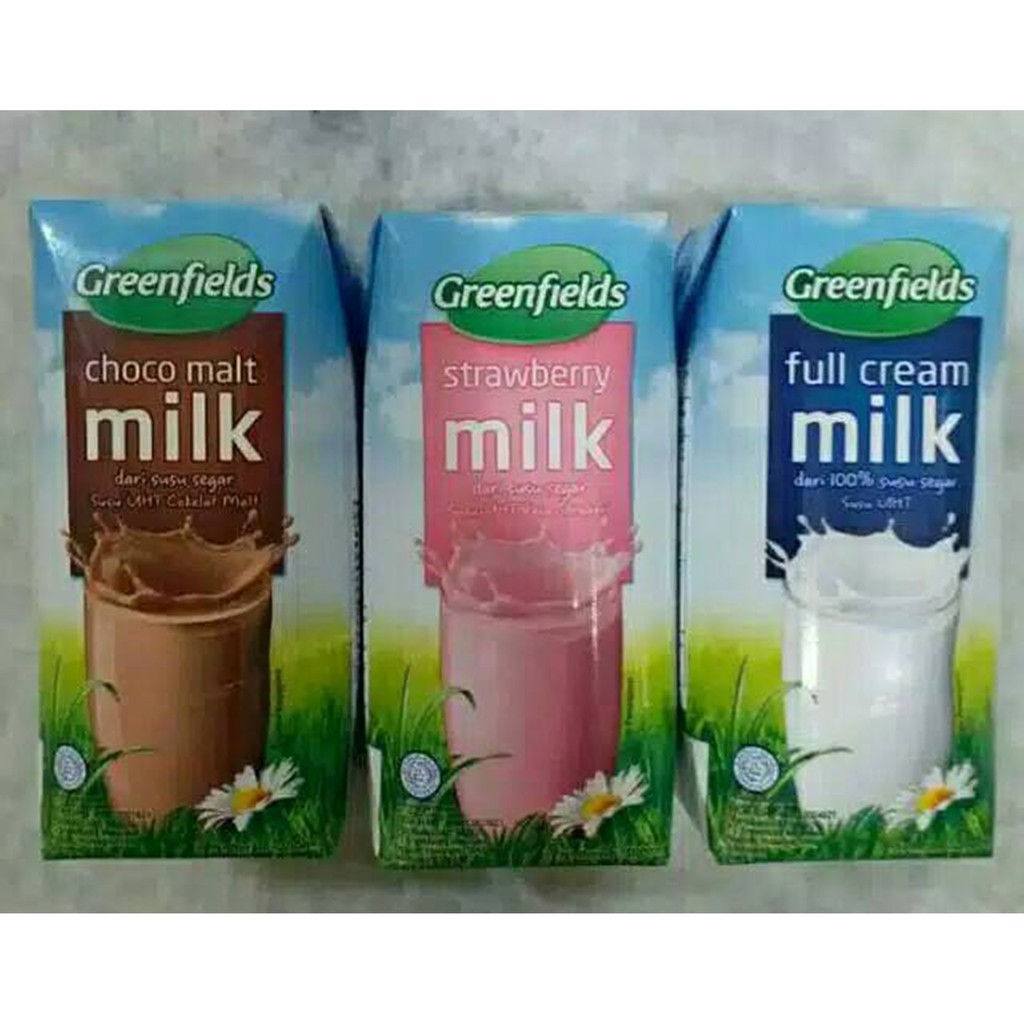 

SUSU UHT GREENFIELDS 200 ML VARIAN RASA