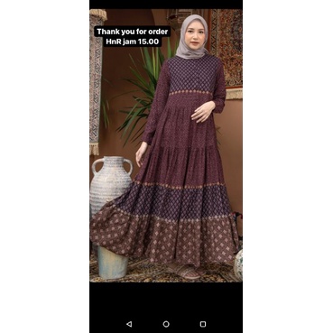 LATEEFA DRESS HL BURGUNDY L MBA ELIA