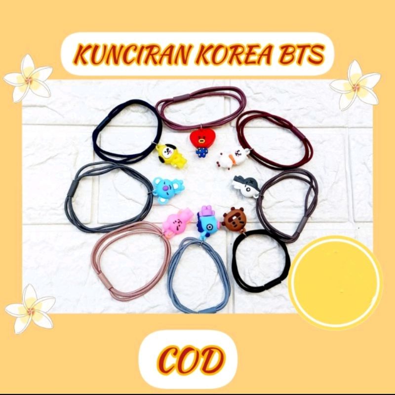 Ikat Rambut Gelang BTS Korea 2 in 1/ Ikat Rambut Anak Lucu