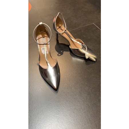 payless sale Fioni heels silver lulu