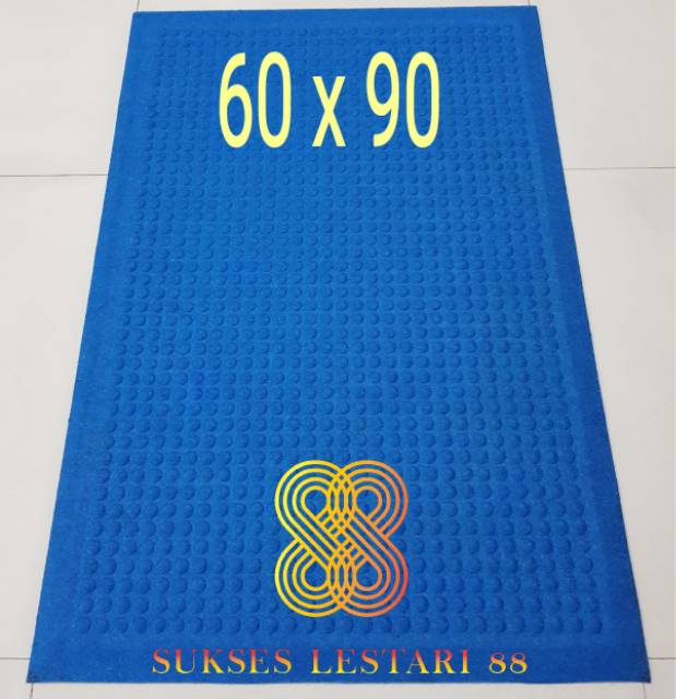 Keset Karpet Karet Anti Slip Bludru 60 x 90 RCM