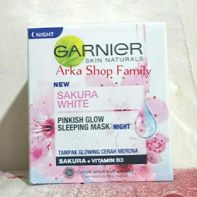 Sale Garnier Sakura White Night Cream 50Ml - Krim Malam 50 Ml - Paling Dicari