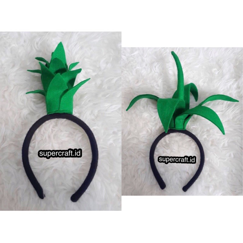 Bando Tanaman Daun Nanas Daun Strawberry Kostum Daun