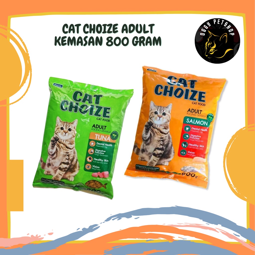 CAT CHOIZE ADULT CAT FOOD cat choice Makanan Kucing Kemasan 800 Gr