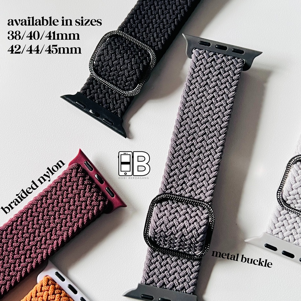 Nylon Braided Strap Woven Nilon Band Strap for Watch 1 2 3 4 5 6 7 Smart Watch T5 T500 IWO