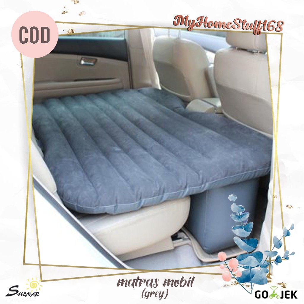 SHENAR MATRAS MOBIL KASUR MOBIL BONUS POMPA MATRAS MOBIL SERBAGUNA AIR BED KASUR ANGIN MOBIL