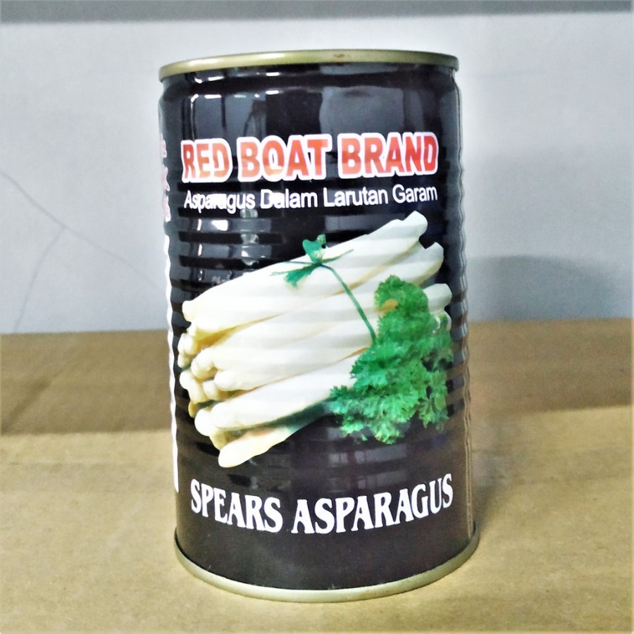 

Asparagus Spears red boat 430 gr / asparagus dalam kaleng