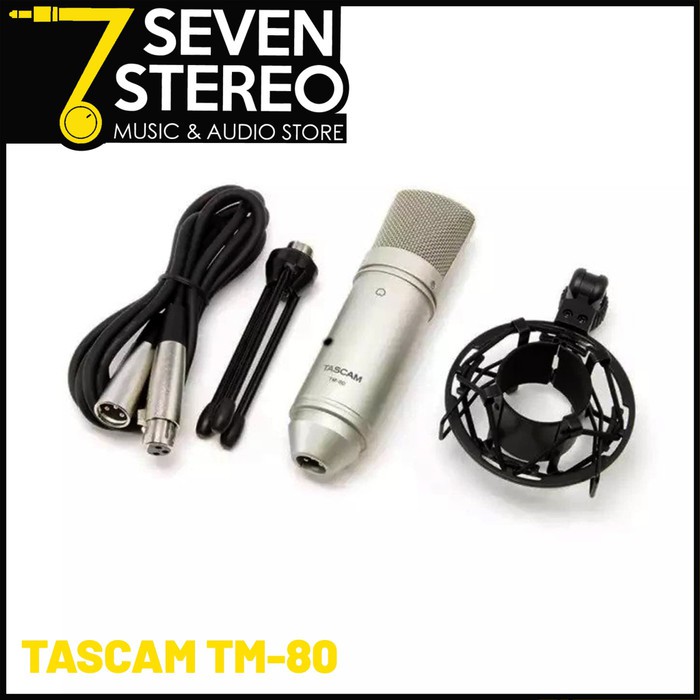 Tascam TM-80 TM80 TM 80 Studio Condenser Microphone