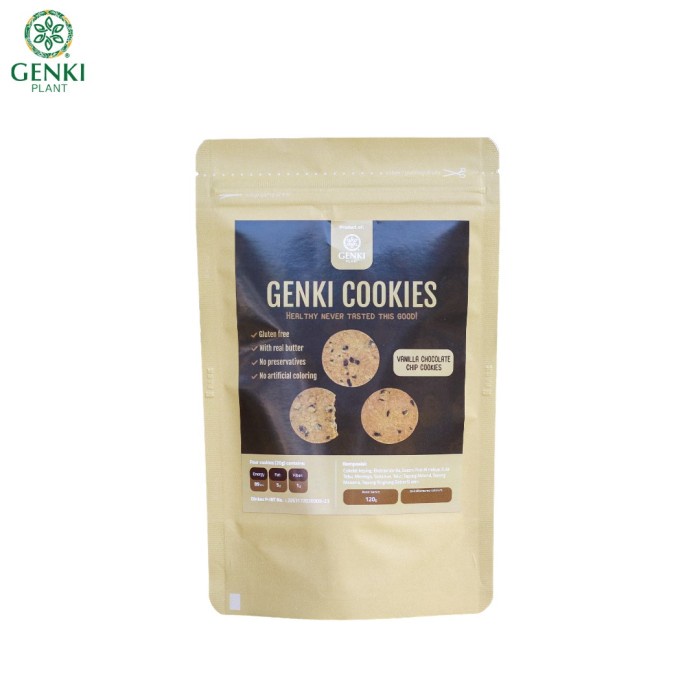 

T20R Genki Cookies (Vanilla Chocolate Chip Cookies) - 120 G Ht501Gr