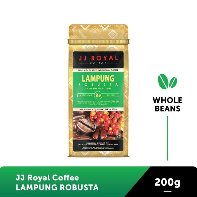 

TERMURAH Coffee/Kopi JJ Royal Lampung Robusta Bean Bag 200g /KOPI RUBE/KOPI KAPAL API/KOPI SLB/KOPI PEJUANG/KOPI BUBUK