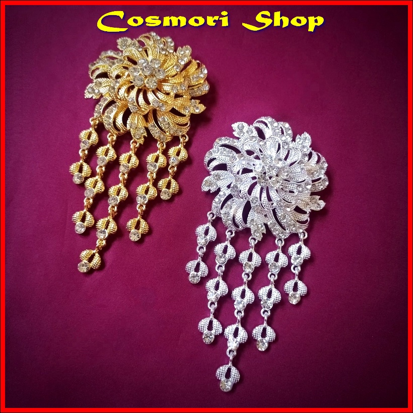 Bros Susun Jilbab Hijab Kutubaru Bross Kebaya Dada Kutu Baru Dagu Dokoh Cantik Kerongsang Murah Emas Brooch kekinian Wanita-1