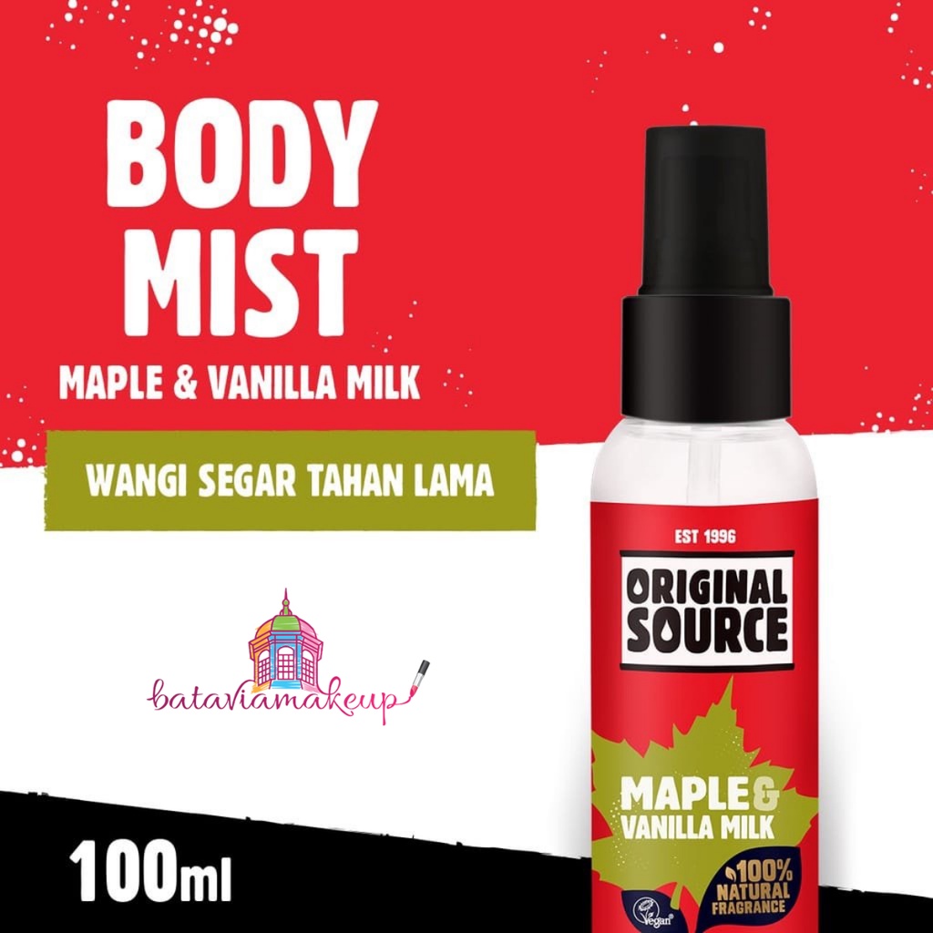 Original Source Body Mist Cherry &amp; Maple/Parfum Tubuh 100ML