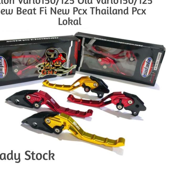 ☑ Handel Handle Rem Motor Variasi Model Sisik Stelan Full Cnc Premium Sepasang Impor - Hendle rem Mo