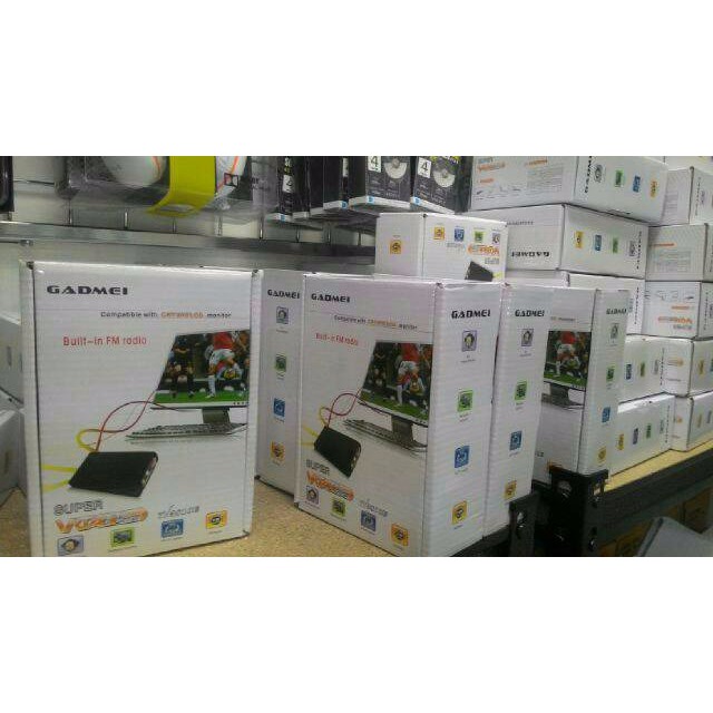 CUCI GUDANG tv tuner gadmei combo 3810 crt dan led monitor TERBARU