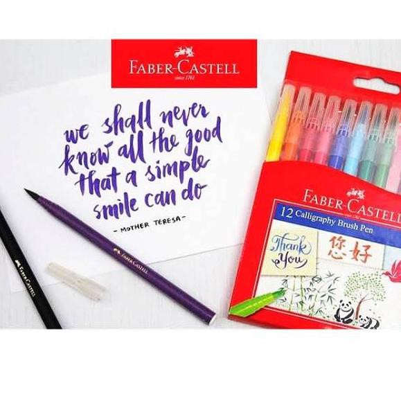 

mall# *New* Faber Castell Caligraphy Brush Pen 12 ☊