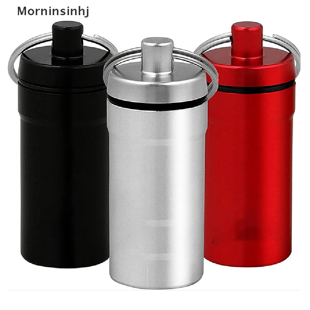 Mornin Gantungan Kunci Bentuk Botol Bahan Aluminum Anti Air