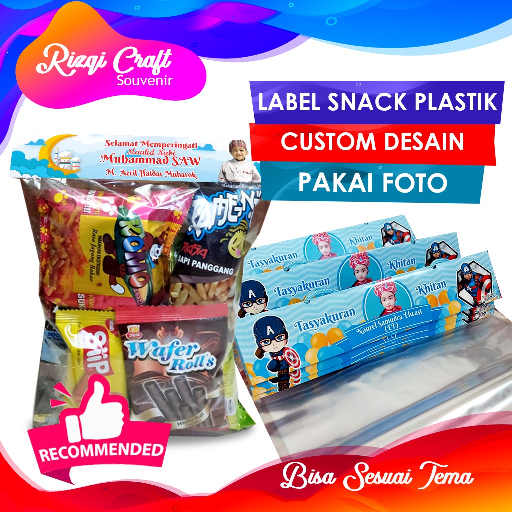 

Tas Label Snack Plastik Tasyakuran Ultah Ulang Tahun